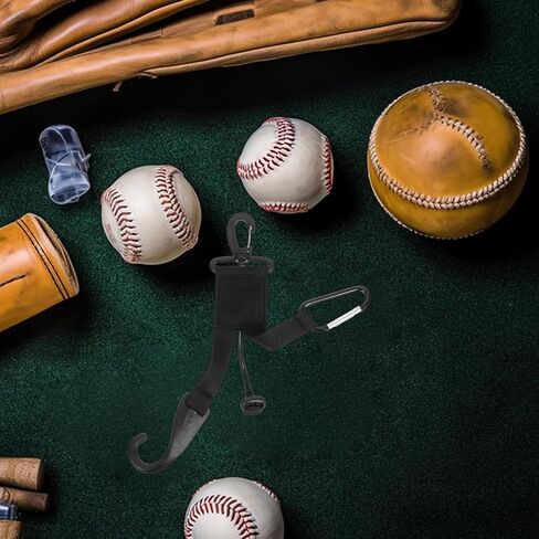 BESPORTBLE 2pcs Baseball Gear Clip: Baseball Accessories Organizer With Glove Clips Elastic Bat Holder Helmet Hook - Polyester Hanging Straps For Softball Gear Storage in Saudi Arabia