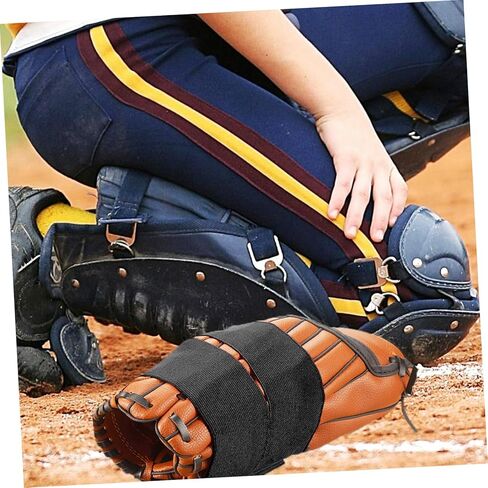 Baseball Glove Strap with Adjustable Elastic Band Hook and Loop Fastener Softball Glove Conditioner Reusable Wrap for Youth and Adult Baseball Players in Saudi Arabia