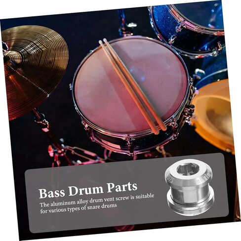 Drum Air Vent for Snare Drum Precision-made Metal Screw Perfect Fit for Percussion Instruments in Saudi Arabia