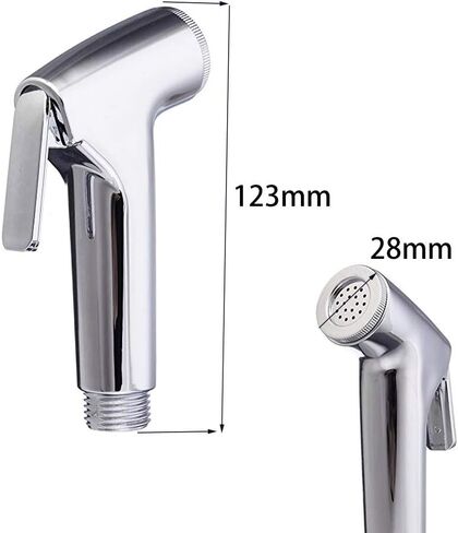 Shower Enema Douche Kit, Stainless Steel Anal Cleaner with Handheld Spray, Flexible Hose & Nozzles, Hygienic Personal Cleansing System for Bathroom Use in Kuwait