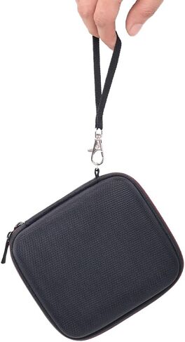 Hard Protective Travel Case Compatible with Fender, ChromaCast, D'Addario, JIM DUNLOP, Bolopick, UNLP MUSICAL INSTRUMENT Guitar Accessories, All Size Picks Storage Pouch(CASE ONLY, BLACK&Red) in Kuwait