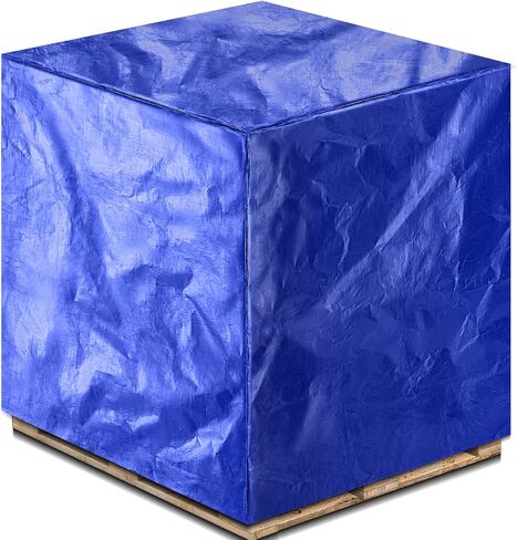 48" x 60" x 48" Heavy Duty Pallet Covers Outdoor PE Waterproof Pallet Cover Silver Tarp Waterproof for Construction Outdoor Storage in Kuwait
