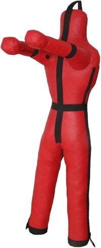 Grappling Dummy Practice Dummy Unfilled Versatile Boxing Equipment Throwing for Adults for Muay Arts, 170cm Red in Kuwait
