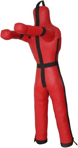Grappling Dummy Practice Dummy Unfilled Versatile Boxing Equipment Throwing for Adults for Muay Arts, 170cm Red in Kuwait