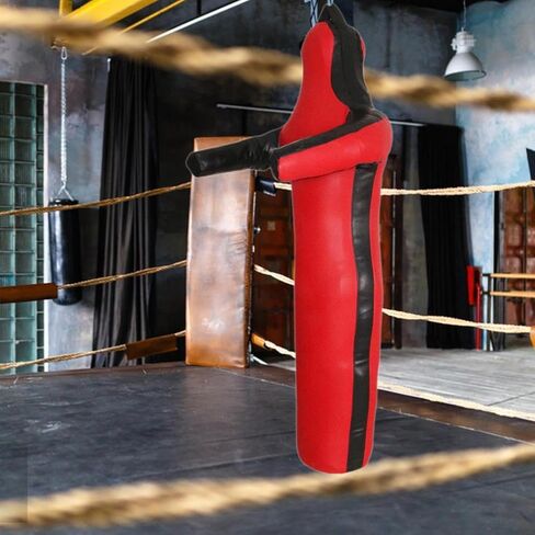 Grappling Dummy Throwing Unfilled Wrestling Dummy Boxing Dummy Cover for Taekwondo, Red 180cm in Kuwait