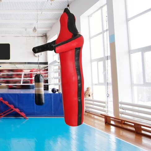 Grappling Dummy Throwing Unfilled Wrestling Dummy Boxing Dummy Cover for Taekwondo, Red 180cm in Kuwait
