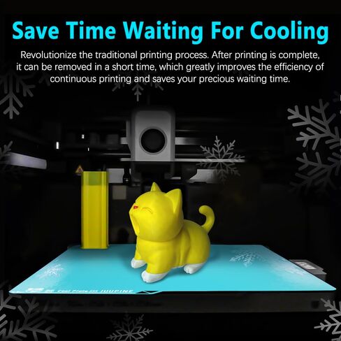 2.0 لوحة تبريد OMG مطورة لـ Anycubic Kobra S1/Kobra X، لوحة بناء كوبرا مغناطيسية أكثر سمكًا 264 × 276 مم مع سطح أملس Supertack، مركز طباعة ثلاثي الأبعاد سهل الإصدار لطباعة PLA PETG in Kuwait