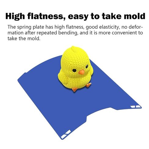 لوحة بناء رائعة H2C بدون تسخين ولا غراء لمختبر بامبو H2C 335x346.5 مم، طابعة ثلاثية الأبعاد سلسة PEI زرقاء مزدوجة الجوانب منصة سطحية منصة مرنة قابلة للإزالة وسرير ساخن حصيرة طباعة ثلاثية الأبعاد in Kuwait