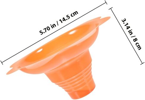 POPETPOP 100pcs Disposable Orange Plastic Ice Cream Cups 4oz Small Dessert Bowls for Yogurt, Pudding, and Shaved Ice Party Serving in Saudi Arabia