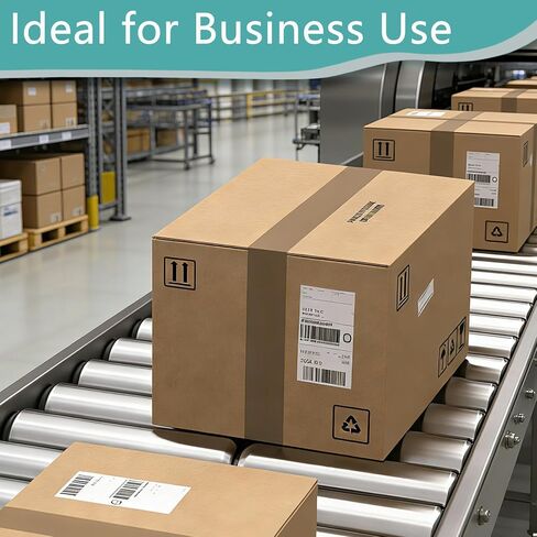 4500 قطعة من ملصقات الشحن الحرارية مقاس 4 × 6 بوصة - 18 لفة من 250، بكرة ملصقات حرارية مباشرة متوافقة مع طابعات رولو وحمار وحشي والمزيد من طابعات UPS وFedEx وUSPS in Kuwait