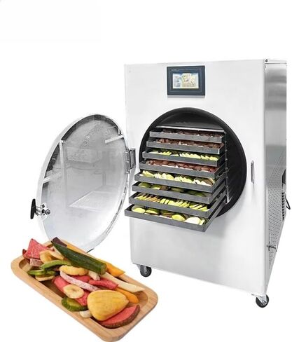 Commercial Freeze Drying Machine, 8 Trays, 88.1-99.2 lbs, All-Weather Food Storage, Perfect for Fruits, Meats, Candies & Vegetables, Home & Business Use in Saudi Arabia