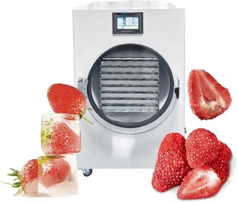 Commercial Freeze Drying Machine, 8 Trays, 88.1-99.2 lbs, All-Weather Food Storage, Perfect for Fruits, Meats, Candies & Vegetables, Home & Business Use in Saudi Arabia