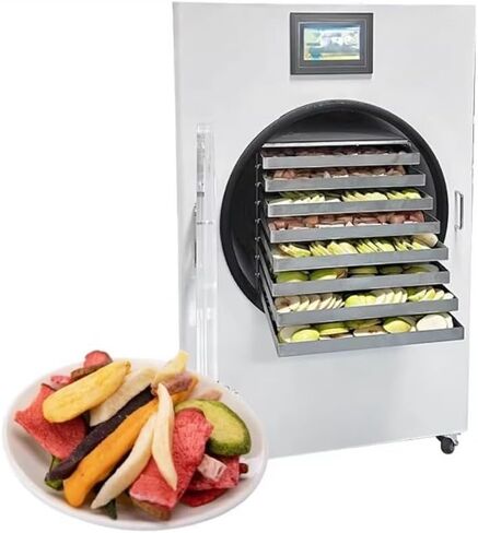 Commercial Freeze Drying Machine, 8 Trays, 88.1-99.2 lbs, All-Weather Food Storage, Perfect for Fruits, Meats, Candies & Vegetables, Home & Business Use in Saudi Arabia