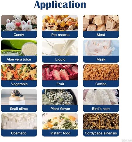 Commercial Wifi Freeze Dryer with Touch Screen, 24/7 Food Storage Machine for Fruits, Meats, Candies & Vegetables - Perfect for Long-Term Preservation in Saudi Arabia