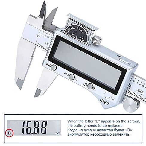 Waterproof Digital Vernier Caliper Stainless Steel Ruler for Measuring Workpiece Tools Diameter Height Depth Tester in Saudi Arabia