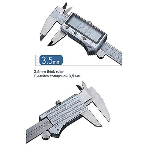 Waterproof Digital Vernier Caliper Stainless Steel Ruler for Measuring Workpiece Tools Diameter Height Depth Tester in Saudi Arabia