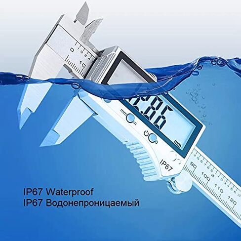 Waterproof Digital Vernier Caliper Stainless Steel Ruler for Measuring Workpiece Tools Diameter Height Depth Tester in Saudi Arabia