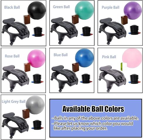 Yoga Ball Chair,Yoga Ball，Exercise Ball, Yoga Ball Chair Exercise Ball Chair for Office Stability Ball Seat for Relieving Sedentary Pain Ergonomic Yoga Ball Chair for Classroom in Saudi Arabia