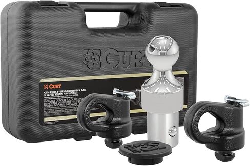CURT 60639 Puck System Gooseneck Hitch Kit, Fits Select Chevy, Ford, GMC, Nissan Trucks, 38,000 lbs. GTW, 2-5/16-Inch Ball, Pucks Required in Kuwait