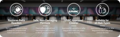 مجموعة منظف بخاخ كرة البولينج من إيليت - زجاجات 8 أونصة - عبوتان - معتمد من USBC لإزالة الزيت وعلامات الحزام والأوساخ - يستعيد اللزوجة ويطيل عمر الكرة in Saudi Arabia