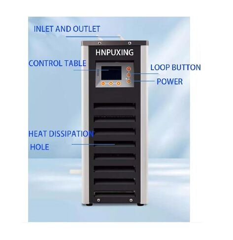 Lab-Specific Low Temperature Cooling Liquid Circulating Pump -20℃, Stainless Steel, Universal Fit for Rotary Evaporator/Reactor/Low Temperature Reaction, Fume Hood Accessible in Kuwait