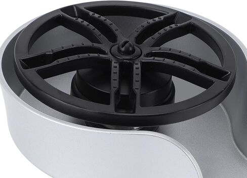 Glass Rinser for Kitchen Sink, Automatic Rotating Spout Sink Glass Washer with G1/2 Thread, Stainless Steel Kitchen Cup Washer with ABS Basin for Home Kitchens, Bar, Cafe in Kuwait