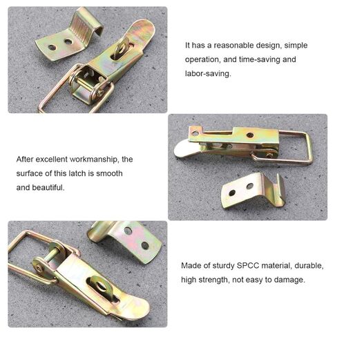 2 Pieces Draw Catch Carriage Truck Door Latches Hold Down Clamp Industrial Hardware for Truck Toolbox and Carriage Compartments in Saudi Arabia