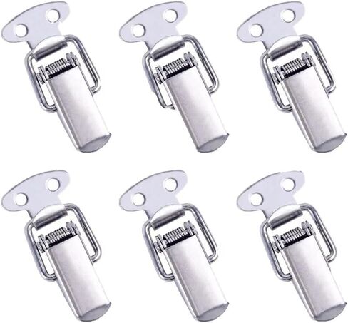 6PCS Toggle Latches Spring Loaded Clamp Clip Case Box Latch Catch Toggle Tension Lock Lever Clasp Closures Crate Lock Snap Lock(4pcs) in Saudi Arabia