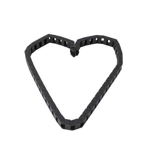 Cnsodo15 10x15mm Drag Chain Adjustable Cable CNC Router Wire Carrier 3D Printer Conduit Black Nylon 1pc in Saudi Arabia
