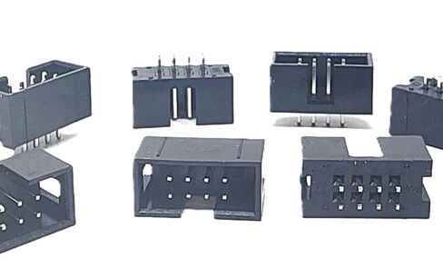 25-Pack 8P DC3 2.54mm 0.1" Pitch 8 Pins Male Box Headers 2x4 Dual Rows 8 Pins Male Straight Pin PCB DIP, Double-Row 8-Pin 2.54 mm Connector IDC in Saudi Arabia
