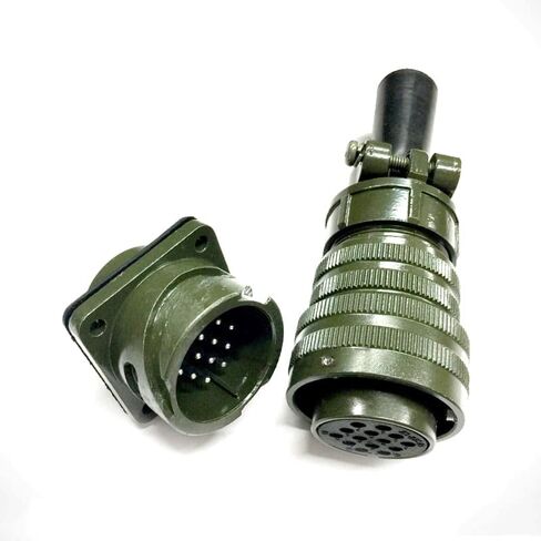 Military Spec Connectors MS3106A20-27 MS3102A20-27 Male Socket and Female Plug14Pin Connector Bayonet Series in Saudi Arabia