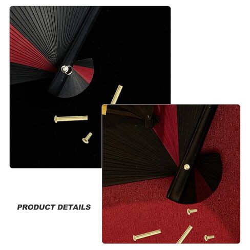 10 Sets Folding Fan Shaft Rivets and Nuts Repair Kit - 21mm/1" Axle Replacement DIY Fasteners for Bamboo Folding/Paper/Handheld/Dancing Fans, 3mm Diameter in Kuwait