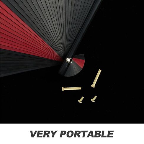 10 Sets Folding Fan Shaft Rivets and Nuts Repair Kit - 21mm/1" Axle Replacement DIY Fasteners for Bamboo Folding/Paper/Handheld/Dancing Fans, 3mm Diameter in Kuwait