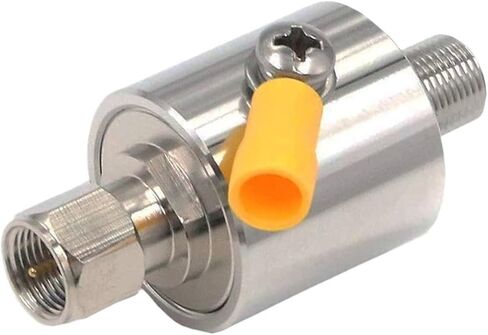F Type coaxial Arrester F Type Male to Female DC-3GHz 75 ohm Arrester with 90V Tube Arrester in Saudi Arabia