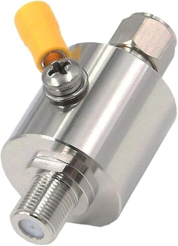 F Type coaxial Arrester F Type Male to Female DC-3GHz 75 ohm Arrester with 90V Tube Arrester in Saudi Arabia