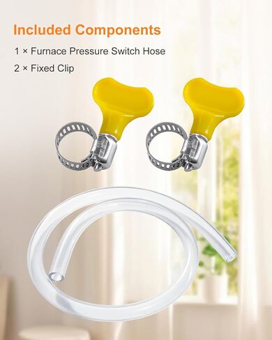 1pcs 79-21491-83 Furnace Pressure Switch Hose 3/16" ID x 19" Compatible with Rheem Ruud and Weatherking Furnaces, High Temp Silicone Tubing in Saudi Arabia