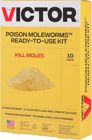 Victor M6009 Poison Moleworms, Yellow For Rodents in Kuwait
