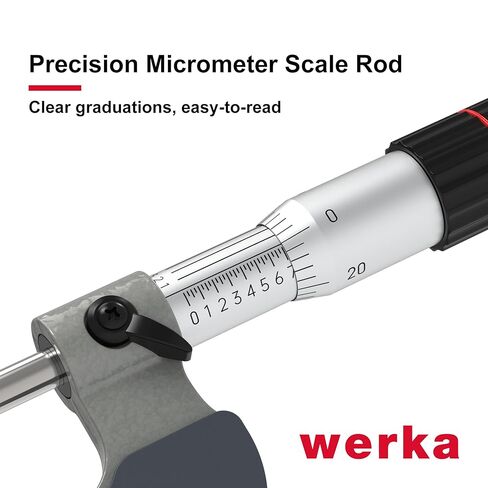 ميكرومتر خارجي احترافي، نطاق 0-1 بوصة، تخرج 0.0001 بوصة، أداة قياس دقيقة in Kuwait