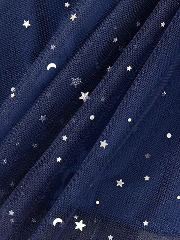 Toddler Girls Tutu Dresses Ruffle Sleeve Birthday Party Dress Star Sequin Tulle Dress 1-8Y in Kuwait