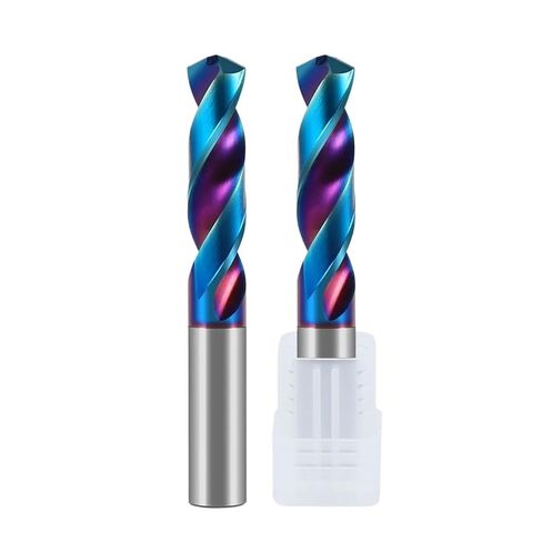 Vsharp HRC65 Solid Carbide Twist Drill Bit Tungsten Steel NACO4 Coating Drill Bit for Cast Iron Alloy Stainless Steel Aluminium(1.9mm,5PCS) in Saudi Arabia