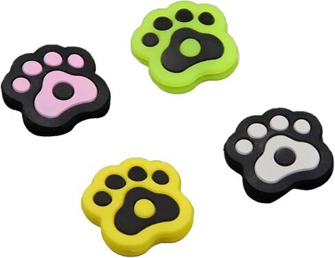4 Pcs Tennis Racket Dampener, Cute Cats Paw Shape Silicone Tennis Shock Absorber for Tennis Racket String Dampening in Saudi Arabia