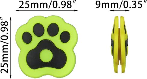 4 Pcs Tennis Racket Dampener, Cute Cats Paw Shape Silicone Tennis Shock Absorber for Tennis Racket String Dampening in Saudi Arabia
