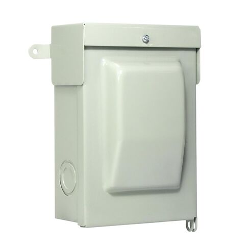 AC Disconnect Box Outdoor, 60 Amp Disconnect 240 Volt 1 Phase, Waterproof Pull Out Switch Metal Box for Mini Split Air Conditioner, Home & Light Commercial HVAC Systems, Non-Fusible, UL Listed in Saudi Arabia