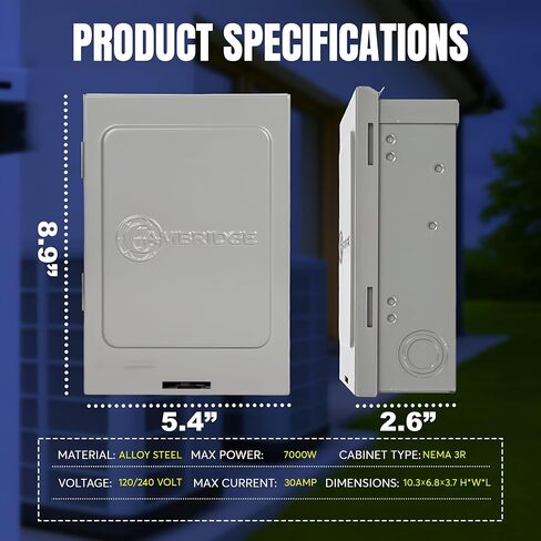 Cambridge Fused A/C Disconnect 60 AMP Pullout Switch – 240V AC, Max 10 HP, NEMA 3R Rainproof in Saudi Arabia
