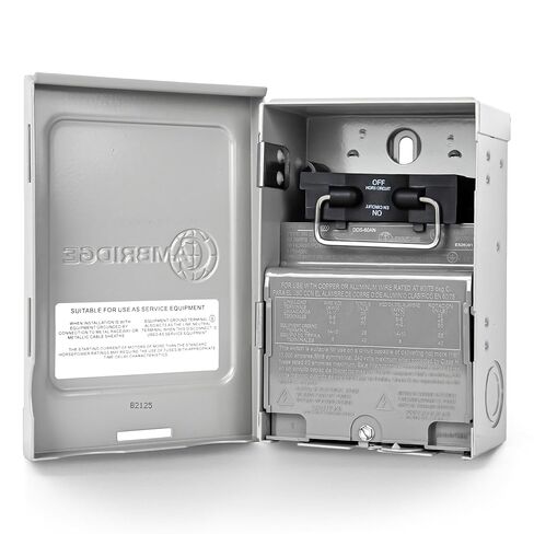 Cambridge Fused A/C Disconnect 60 AMP Pullout Switch – 240V AC, Max 10 HP, NEMA 3R Rainproof in Saudi Arabia