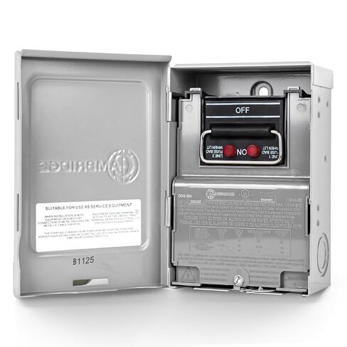 Cambridge Fused A/C Disconnect 60 AMP Pullout Switch – 240V AC, Max 10 HP, NEMA 3R Rainproof in Saudi Arabia