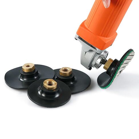 وسادة دعم مطاطية 100 مم 5/8-11 خيط تلميع قرص الطحن وسادة دعم لطاحونة الزوايا وسادة قرص تلميع ورق الصنفرة وسادات تلميع جافة/رطبة وسادات تلميع رأس تلميع مربوط أدوات مرنة in Kuwait