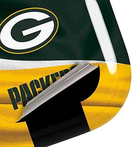 غلاف صوتي من Skinit متوافق مع Samsung Galaxy Buds Pro - تصميم Green Bay Packers المرخص رسميًا من الدوري الوطني لكرة القدم الأمريكية in Saudi Arabia