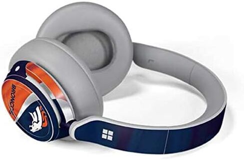Skinit Decal Audio Skin Compatible with Surface Headphones - Officially Licensed NFL Denver Broncos Design in Saudi Arabia