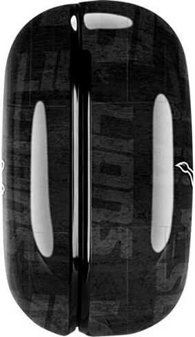 Skinit Decal Audio Skin Compatible with Samsung Galaxy Buds Pro - Officially Licensed NFL Detroit Lions Black & White Design in Saudi Arabia